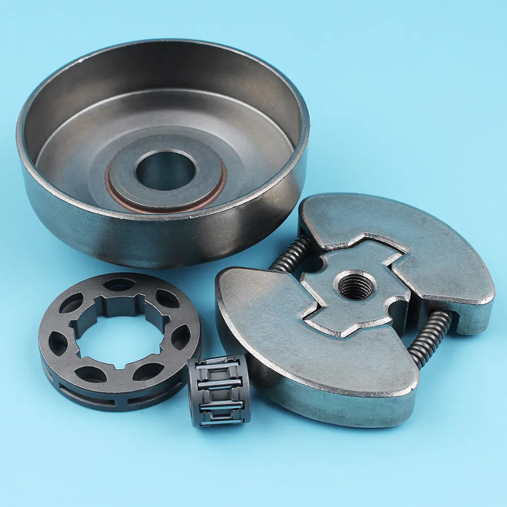 3/8 "-7 T Clutch Drum Sprocket Rim Bearing Kit untuk Husqvarna 235 235E 236 240 240E Jonsered 2035 2036 2040 Gergaji Spare Part