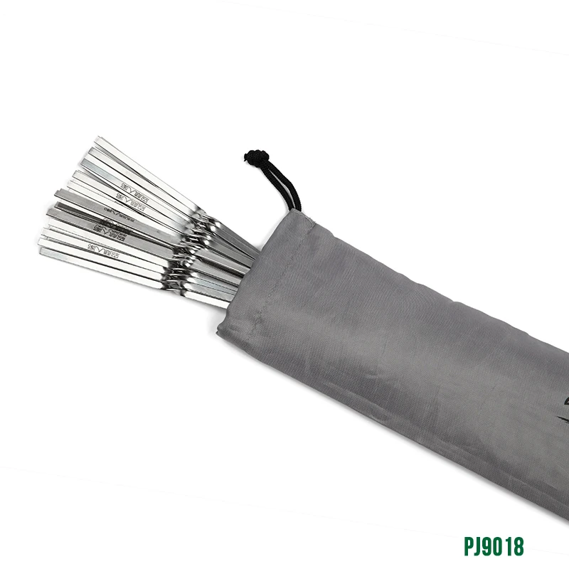 Oxford Cloth Barbecue Skewer Bag Portable BBQ Skewer Storage Bags for Stainless Steel BBQ Skewers BBQ Accessories 50cm 19.68\'\'