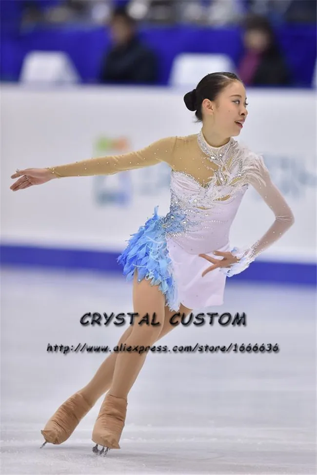 Custom Girls Figure Skating Dresses Graceful New Brand Ice Skating Dresses For Competition DR4374