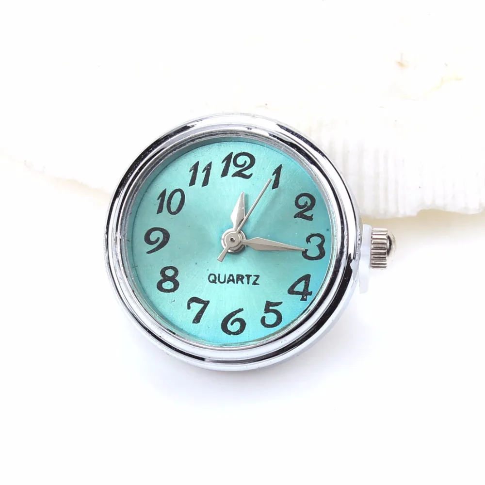 1pcs/lot 10 Colorful Watch Snaps Button With Stainless Steel  Bottom For Snaps Bracelets Fit Ginger Snaps Jewelry