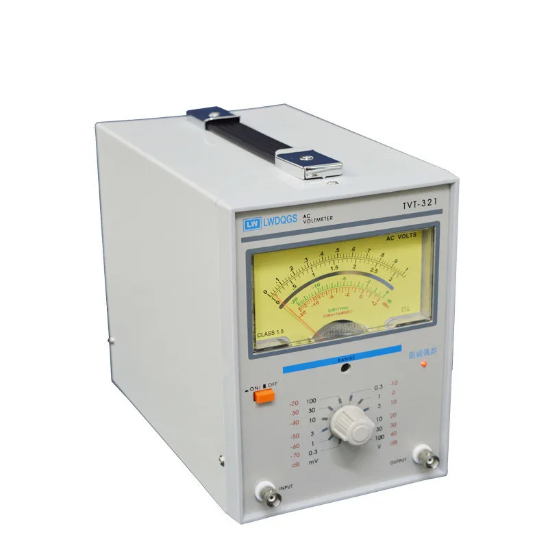 Free Shipping High Accuracy 110v/220v Single Needle Single Channel Millivoltmeter 5Hz-100KHz dB dBm Voltage Millivoltmeter