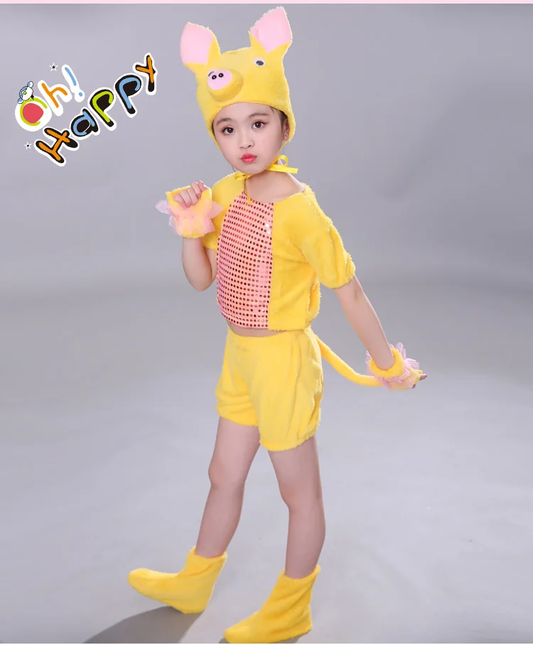 Halloween kostuum voor kinderen nieuwe stijl varken kinderen animal stage kostuums kinderen cartoon kostuum liefde leef cosplay