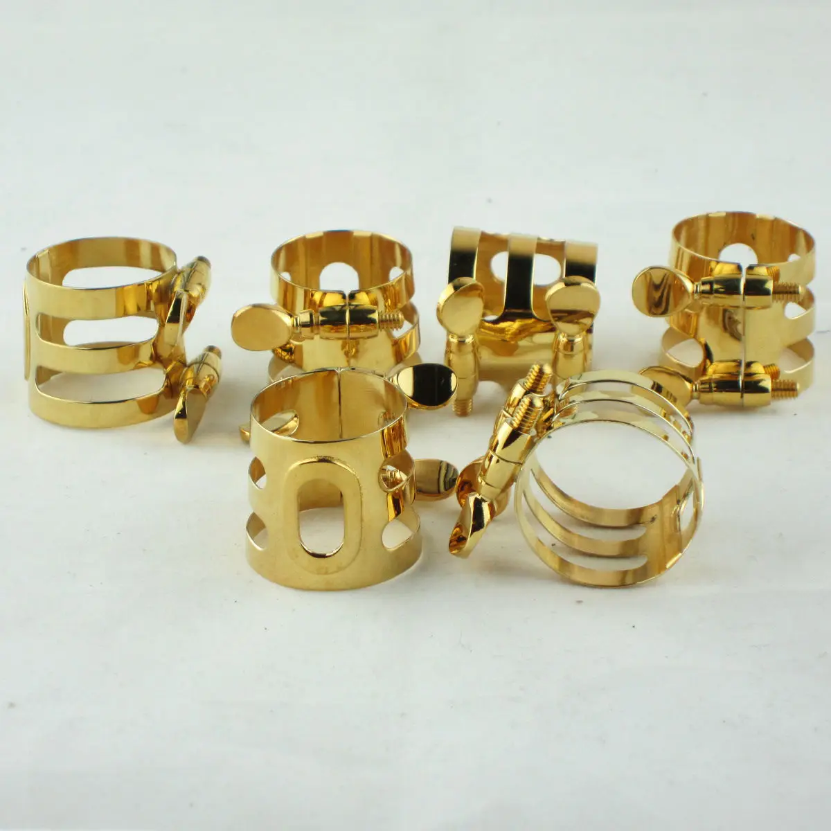 

6PCS Sax Ligature Perfect Beautiful Alto Saxophone Ligature