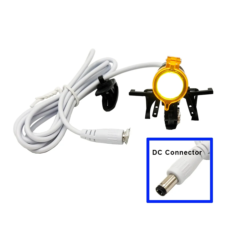 Metal Clip Dental Surgical Medical Operation Spotlight Head Light for Loupe Binocular Magnifier Dental Use