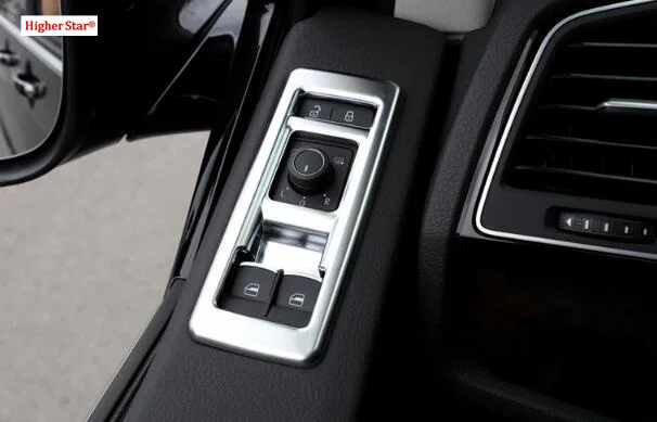 

ABS chrome 2PCS Car windows Lifting Buttons decoration panel,protection sticker for Volkswagen T5/T6 2016-2020