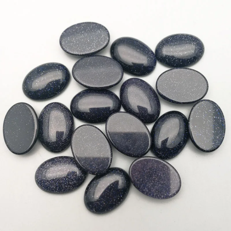 Fashion blue sand Oval CAB CABOCHON 25*18mm Natural stone beads charms teardrop beads 20pcs/lot Free shipping Wholesale