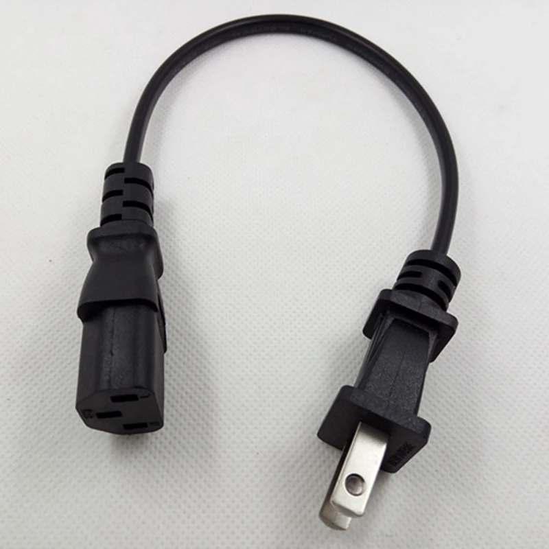 20Cm IEC 320 C13 Ketel Ke NEMA 1-15P 2 Pin JP Steker Jantan AS Kabel Daya AC Kabel Pengisi Daya Monitor 10A 250V 0.2M