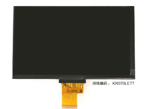 

The new 7-inch tablet PC internal display coding: KR070LF7T 7-inch 40-pin physical picture