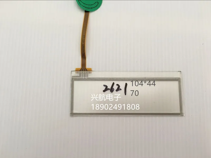 original new 4-wire resistance IPC touch screen shape 104 * 44 side of the outgoing line length 70 without adhesive touch screen