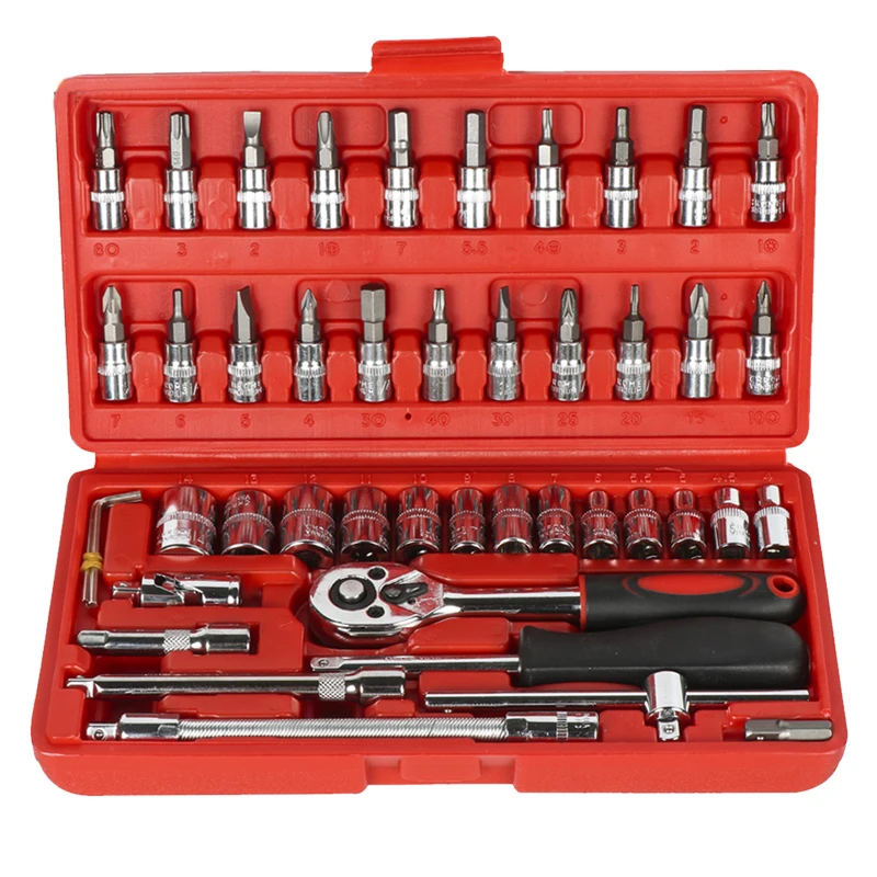 Tungfull ferramenta de ferragem multi-função universal chave de aperto ajustável conjunto de desmontagem chave de catraca chave inglesa ferramentas manuais