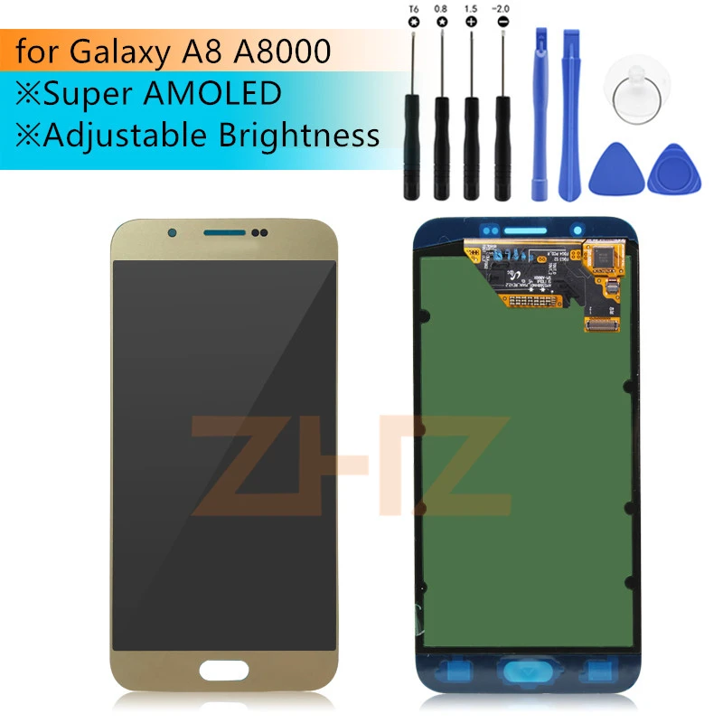 

For SAMSUNG Galaxy A8 LCD Screen Display Touch Digitizer LCD Display Screen for Galaxy A8 A8000 A800 A800F Replacement Parts