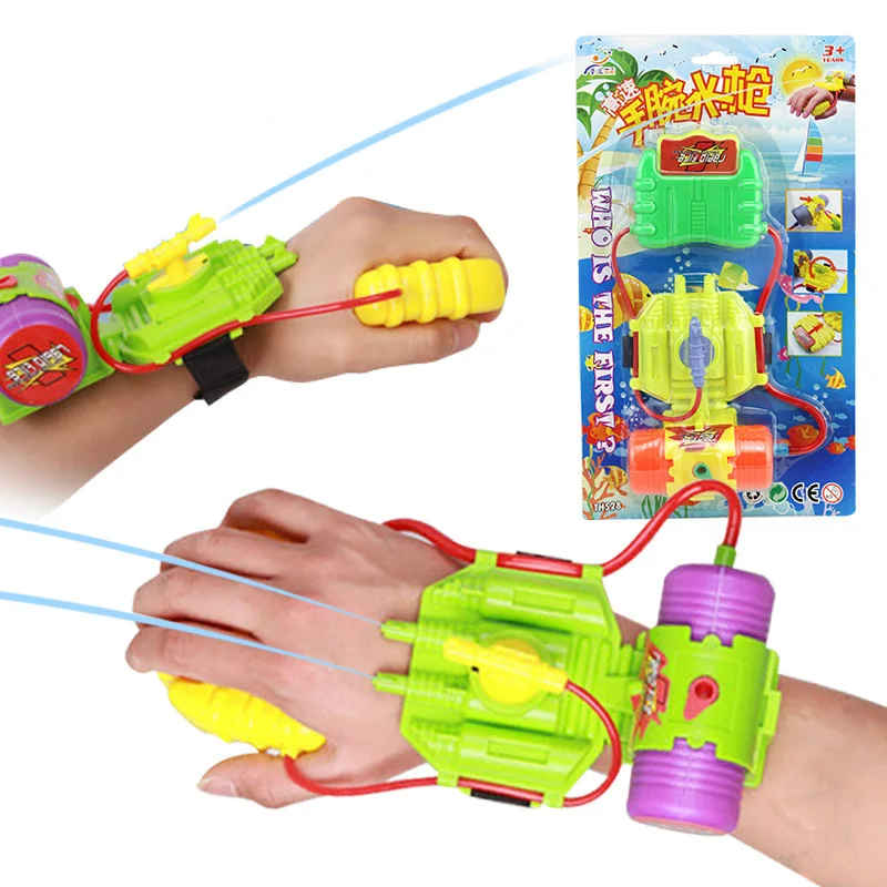 1 box ABS Wrist Water Gun Sprinkling Water Pistol Shooter for Swimming bath Pool and Beach outdoor fun sports toys