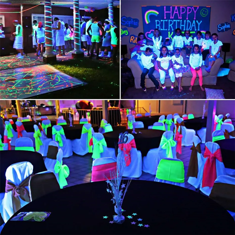 ALIEN 36W UV Stage Black Light Led Bar Remote Control DMX Stage Lighting Effect Disco DJ Xmas Party Indoor Holiday Club Lights