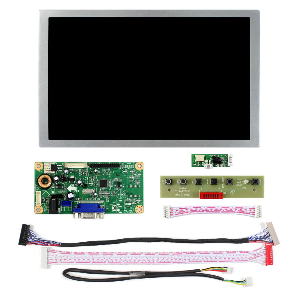 VGA LCD Controller Papan dengan 9 "AA090ME01 800X480 LCD Layar