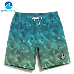 Gailang Brand Men's Beach Board Shorts Bermuda Mens Swimwear Swimsuits Boardshorts Quick Dry Workout Cargo Boxer Trunks Shorts
