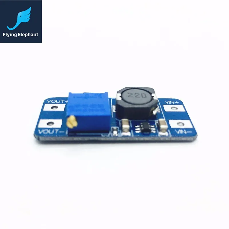 DC-DC Boost Module 2A Booster Voltage 2-24V input UP to 5 9 12 -28V Adjustable 2577 Step-up Efficiency> 93%