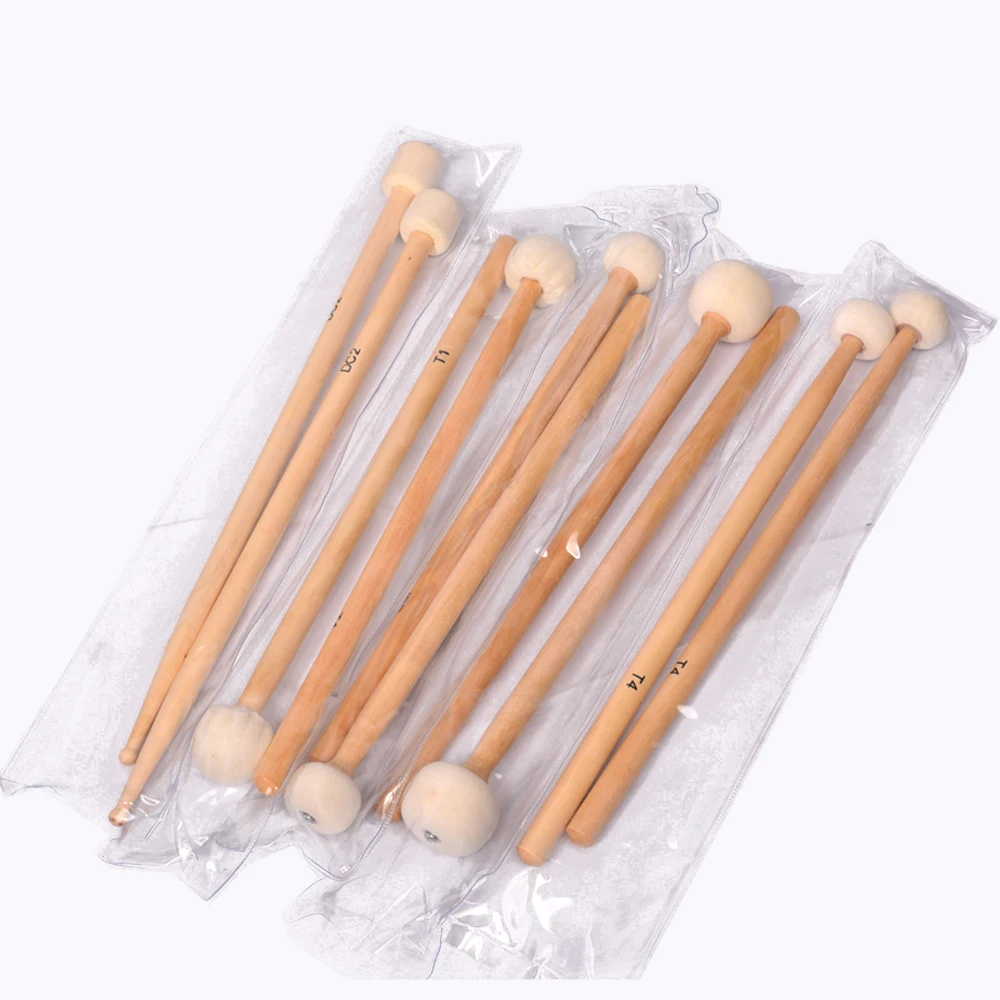 High Quality Timpani Mallets Precussion Beaters Hammer Drumsticks Free Shipping