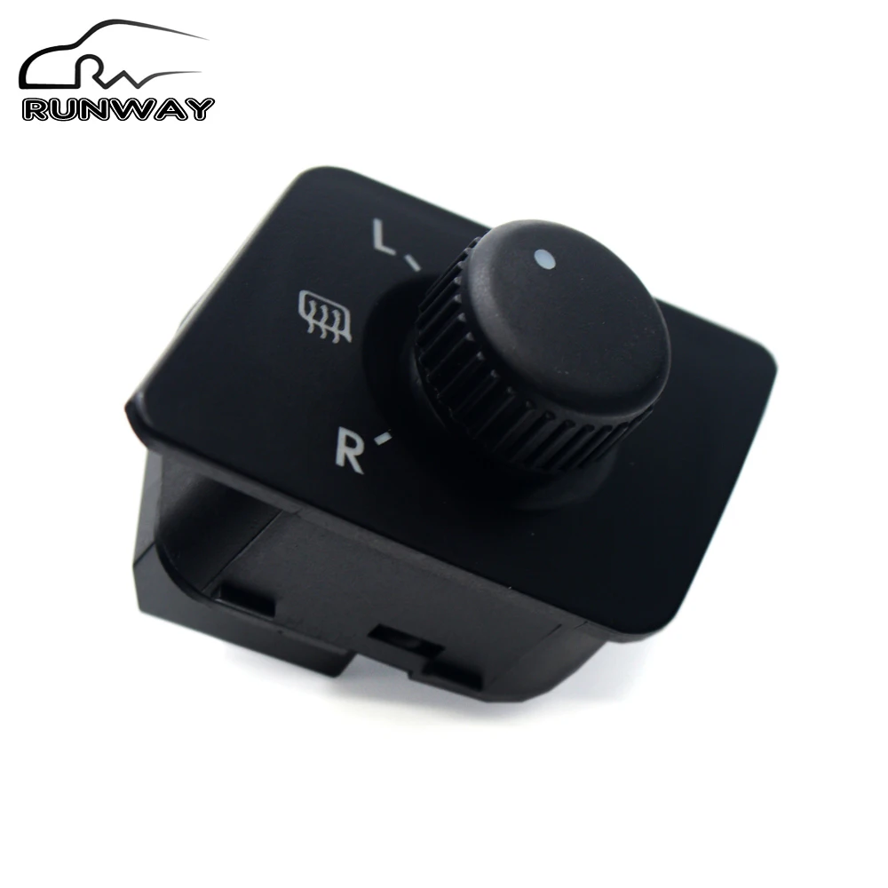 New Hight Quality Adjust Knob Side Mirror Switch For VW polo 9N 9N3 6Q1 959 565H / 6Q1959565H 10pins