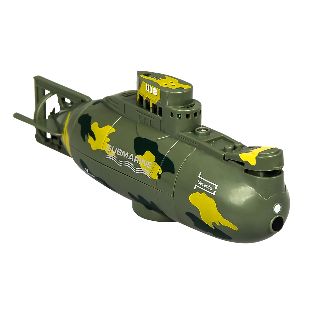 6CH MiNi RC Submarine TO Make The Submarine Rotate 360° Clockwise Or Counterclockwise  Waterproof Toys for children