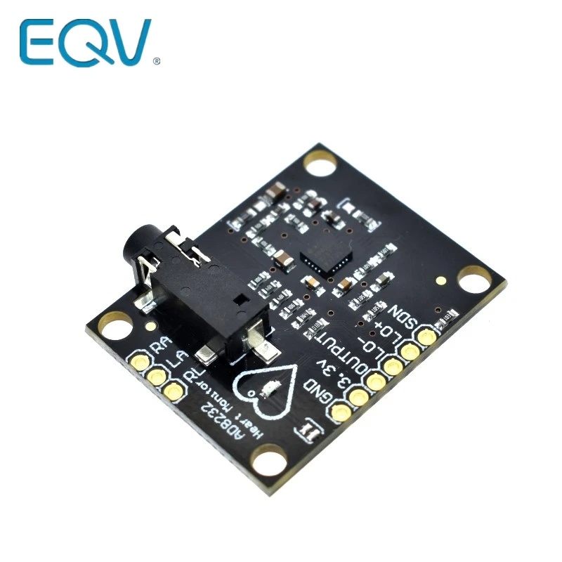 EQV Ecg module AD8232 ecg measurement pulse heart ecg monitoring sensor module kit for Arduino UNO R3