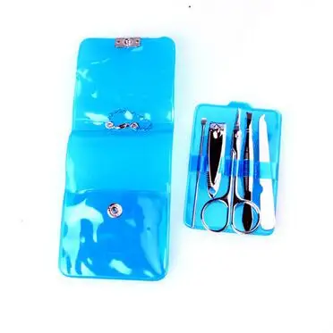 5 pcs Manicure Set Ferramentas Pedicure Kit de Unhas Ferramentas Unhas tesoura Clipper KIt de Viagem Prego Cortador