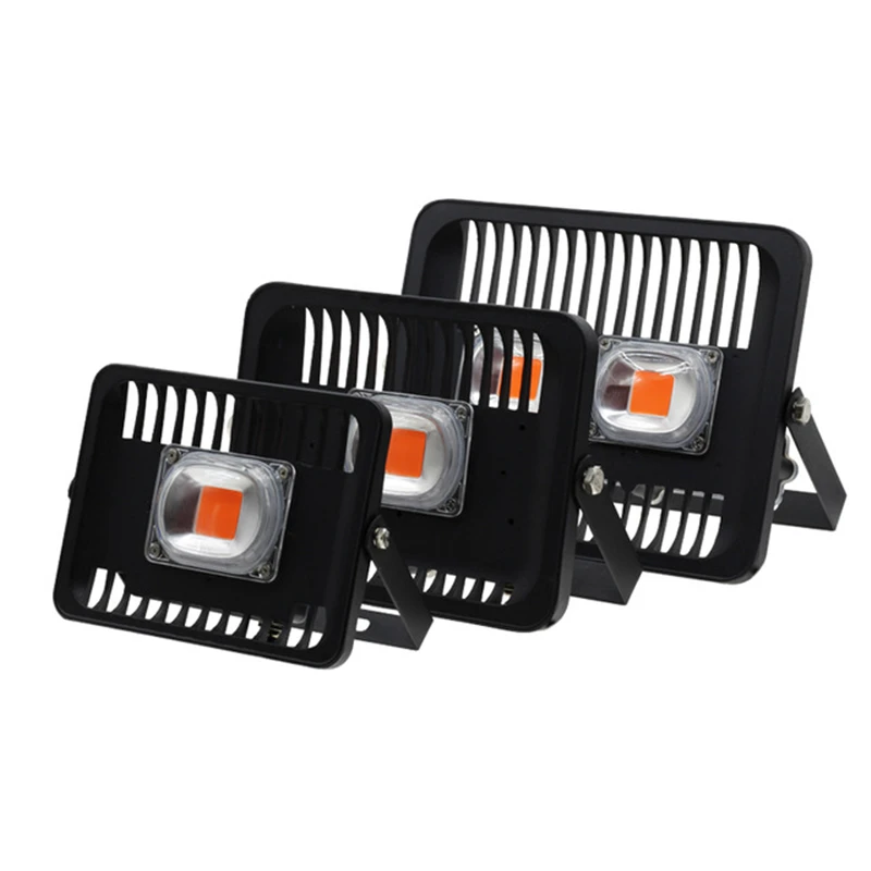 

2 Pieces/lot 110V 220V Full Spectrum Led Grow Flood light Outdoor IP66 Waterproof High Power 60W 100W 200W For Plant Growth