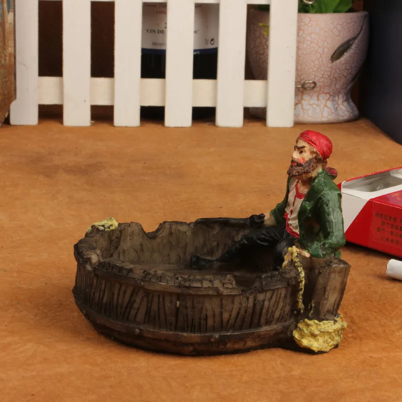 Retro Pirate ashtray ashtray European creative personalized gifts home decorations factory outlets