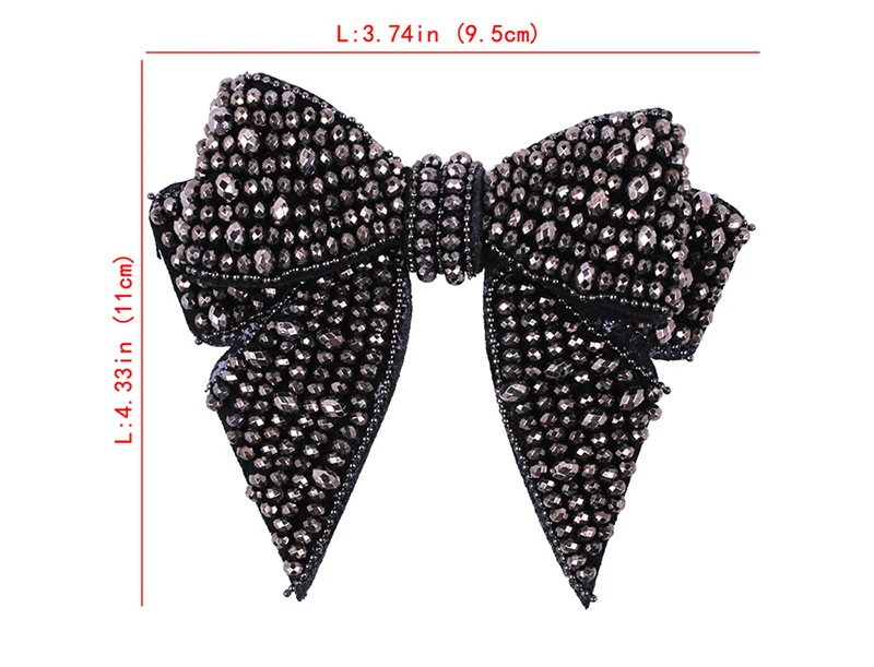 Bowknot Crystal Decorations Shoes Clips Wedding Party Shoes Accessories Women Elegant Shoes Rhinstones Ornament Shoe Decorations