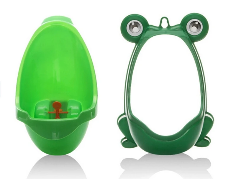 Cute Ergonomic Frog Children Baby Potty Toilet Trainers Urinals Boy Hook Kids Potty Training Portable Toilet Windmill 0-6years