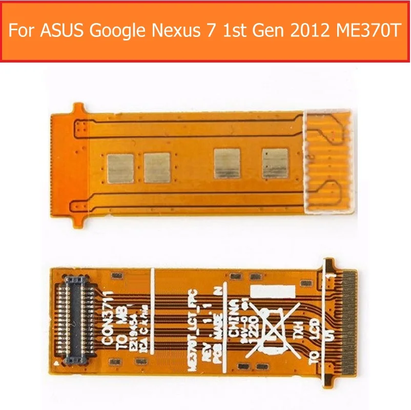 Genuine Main Board Flex Cable For ASUS ME370T LCD Display module with Flex Cable For Asus google nexus 7 D0654 Mainboard flex