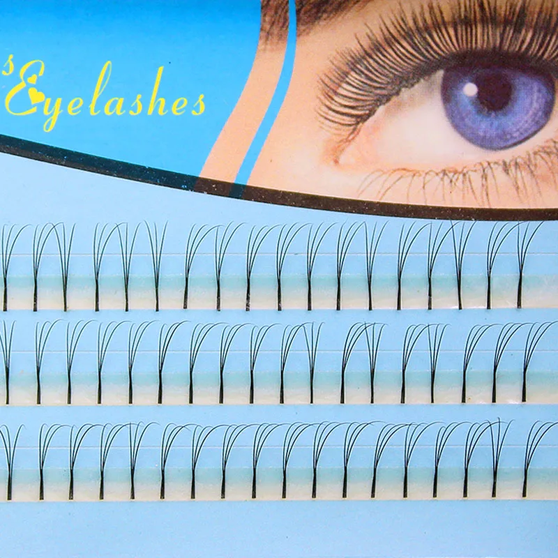 Navina Professional 3D Volume Effect Eyelash Extension Individual Eyelashes Long Black Makeup False Eye Lash 0.10 C Curl Cilia