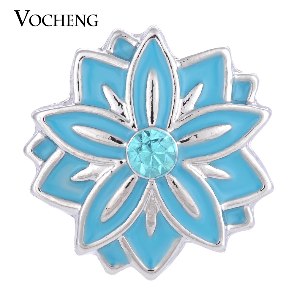 Vocheng Snap Charms 3 Colors Hand Painted 18mm Charms Jewelry Vn-1325