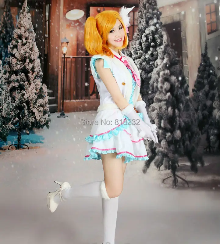 Love Live Snow Halation Kousaka Honoka เสื้อกั๊กชุดเครื่องแบบชุดอะนิเมะปรับแต่งชุดคอสเพลย์