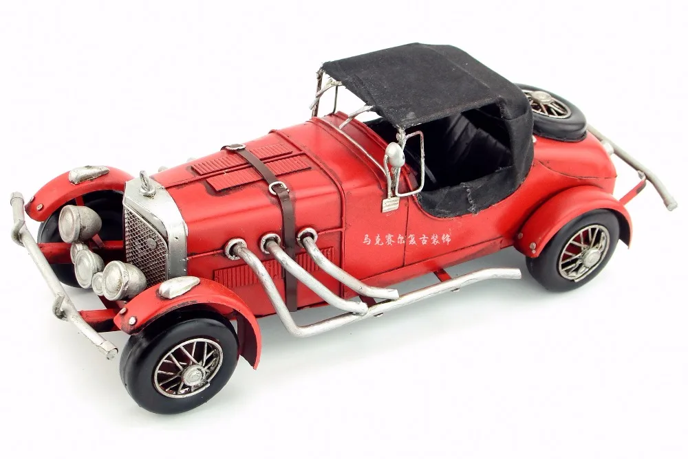 

Car Model handmade antique vintage metal craft Creative crafts ornaments retro home accessories living room