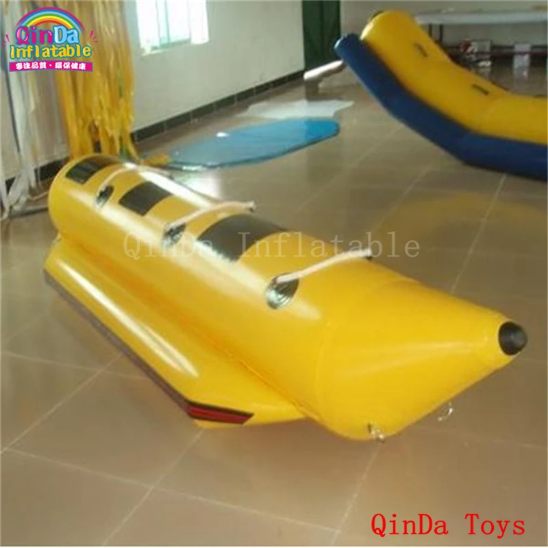 Exciting Water Sport Inflatable Flying Boat ,single Tube 3 Persons Inflatable Water Banana Boat