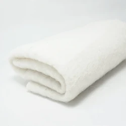 Natural wool Batt /semi-felting wool for needle felt, felting needle ,Spinning  fiber,  Photo props white