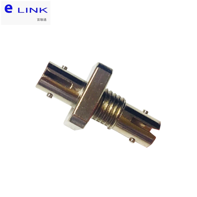 ST fiber adapter square simplex metal housing optical fibre coupler good quality ftth connector factory supply ELINK