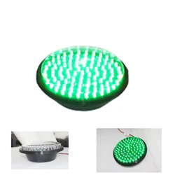 AC85-265V Diameter 8 Inch Green Go Sign Road Safety Light Cheap LED Cluster Traffic Signal Light Module 200mm