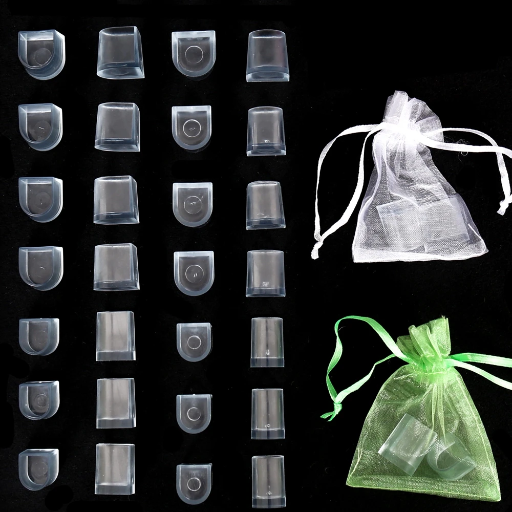 70 Pairs/Lot High Heel Latin Stiletto Dancing Covers Heel Stoppers Anti-slip Silicone PVC High Heel Protectors for Wedding Party