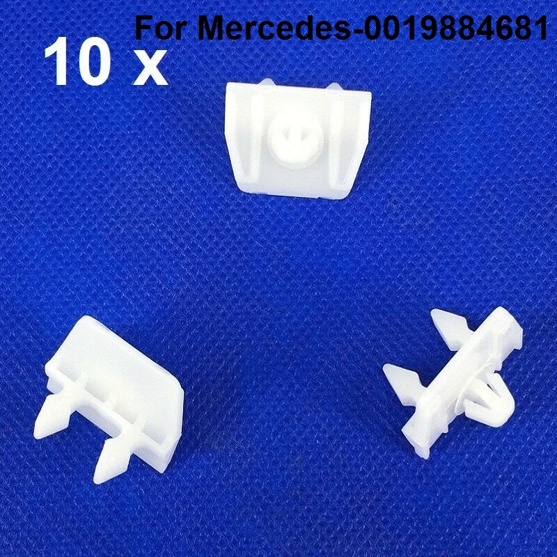 10x For Mercedes For Benz W124 , W201 Clase E Door Moulding Clips 0019884681