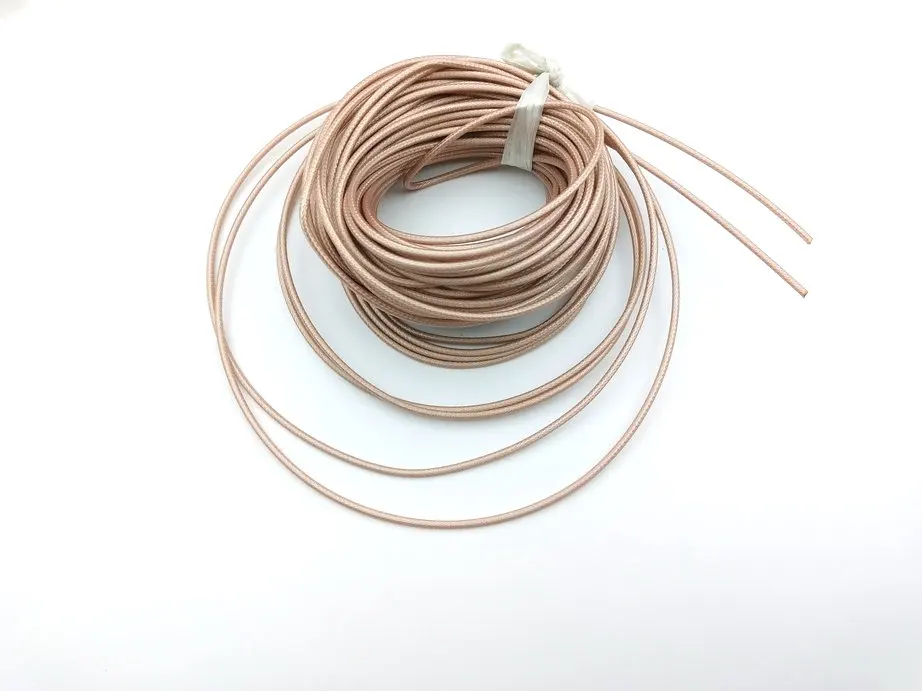 

20M/50M/100M RF Coaxial Cable 50ohm M17/113 RG316 Single Shielded Resistant to high temperature 250 ℃