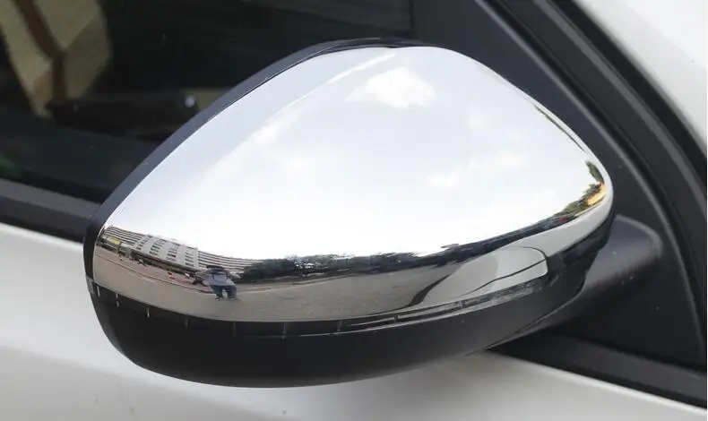 Car Stying Fit For Peugeot 301 308 408 508 2008 308S Door Side Wing Mirror Chrome Cover Rear View Cap Accessories