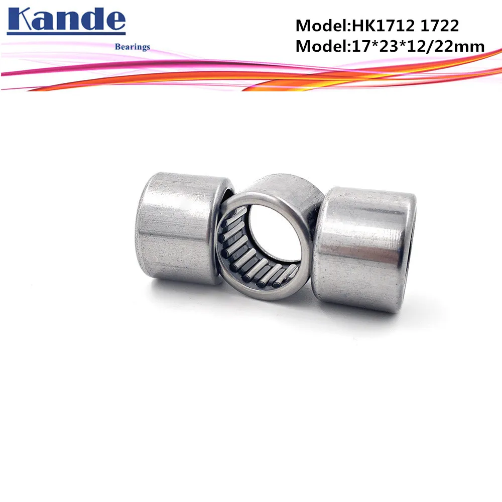 HK1712 HK1722 Needle Bearings Needle Roller Bearing 17x23x12 17x22x22mm