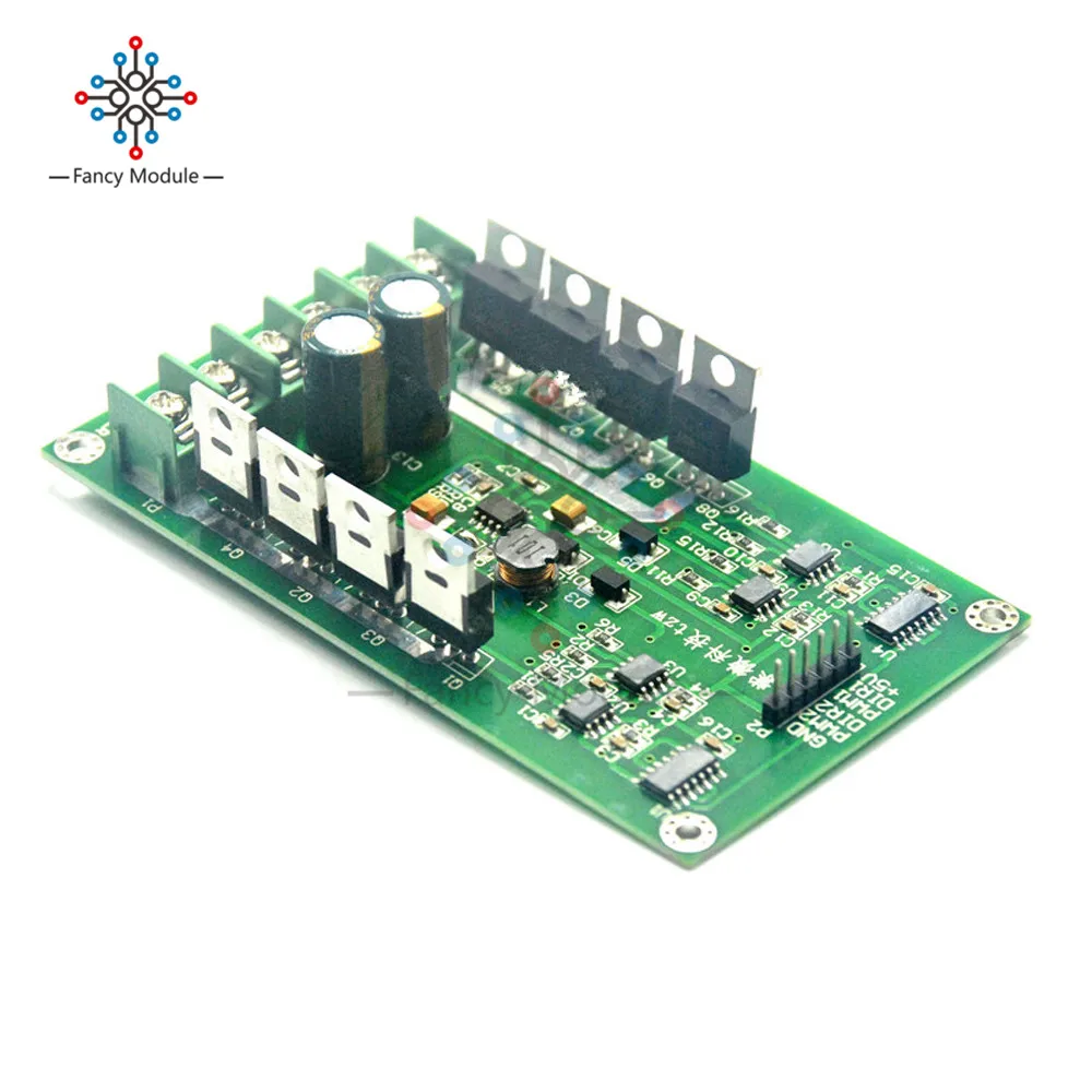 DC Motor Driver Module DC 3-36V H Bridge DC MOSFET IRF3205 15 A Peak 30 A Maximum Current Dual Motor Driver Bread Board Module