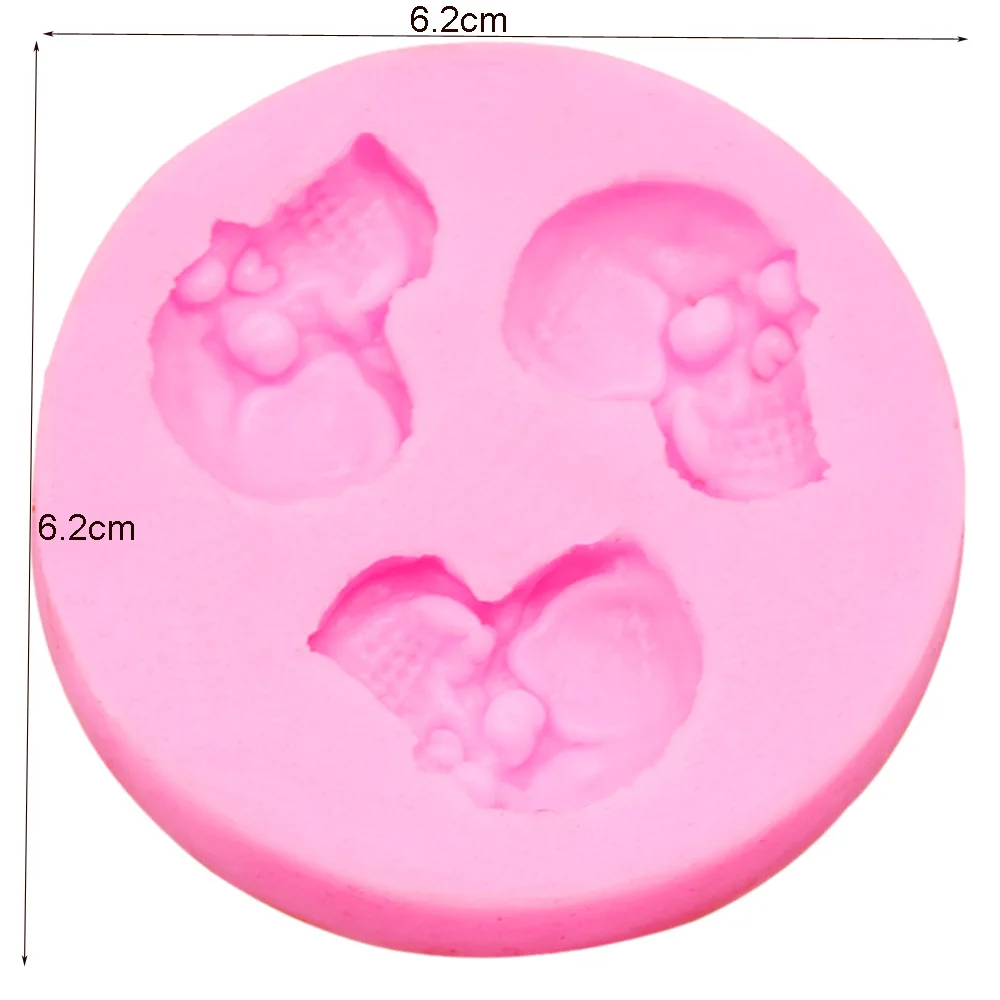 Halloween Skeleton Skull Silicone Dessert Mold Oven Chocolate Model Kitchen Pastry Tools Professional Accessories Birthday Decor