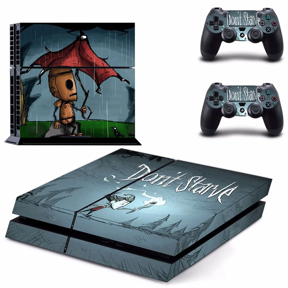 Game Don't Starve PS4 Skin Sticker For Sony PlayStation 4 Console and Controller PS4 Skins Sticker Decal Vinyl