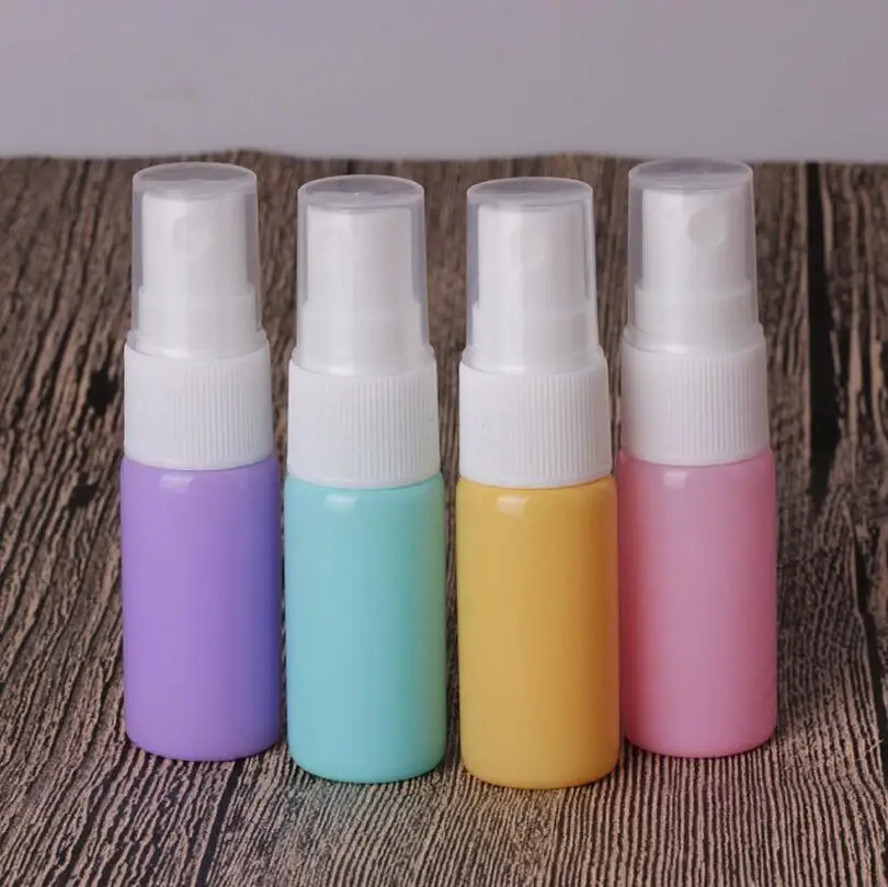 

Wholesale 10ml colorful portable travel perfume atomizer empty glass spray bottle small cosmetic container