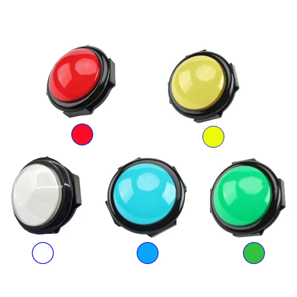 100 mm arcade push button Arcade game accessory colorful LED Round Illuminated light push button