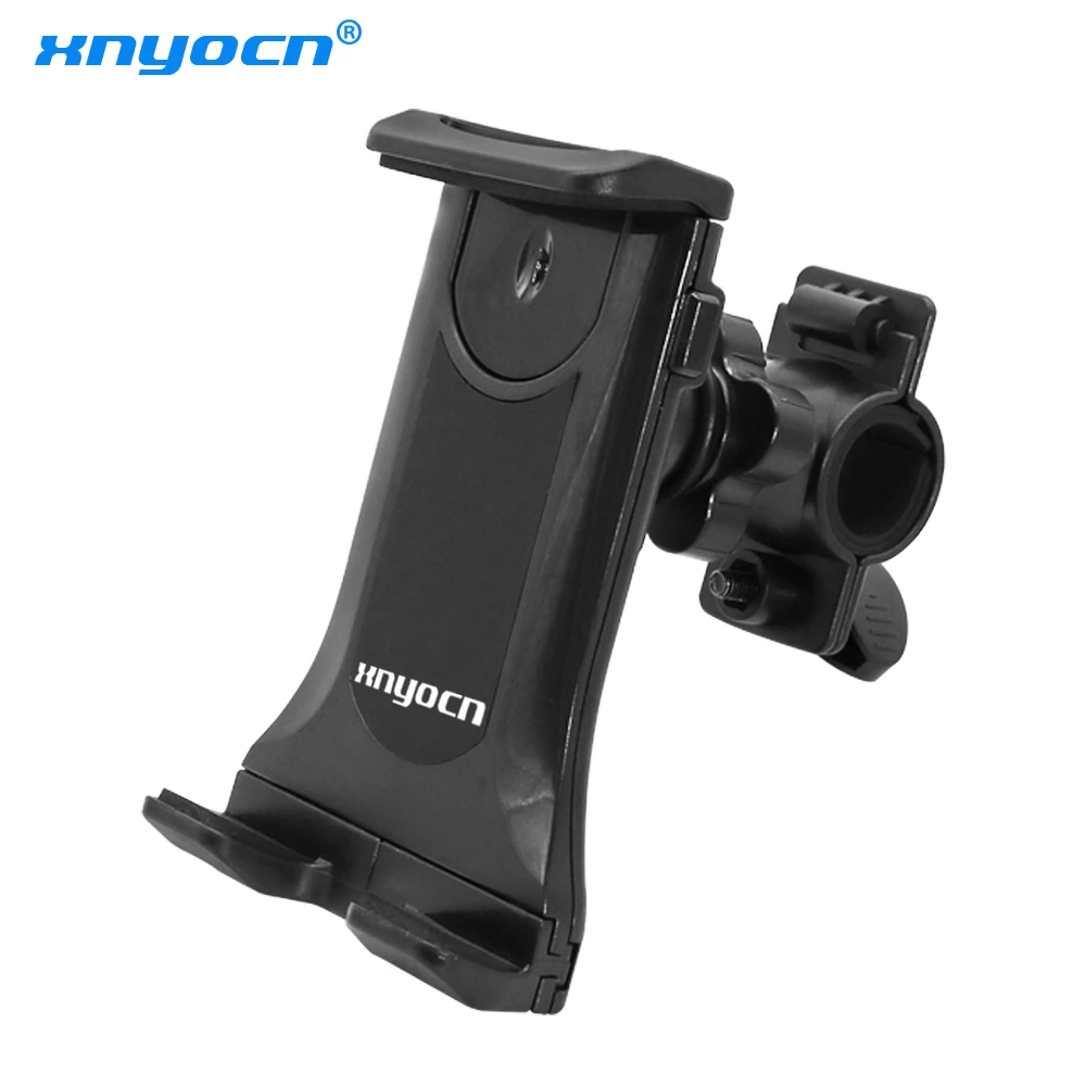 Xnyocn Adjustable 360 Degree Rotating Bicycle Motocycle Phone Mount Clip Holder Handlebar Bracket Stand for Mobile Phones Tablet