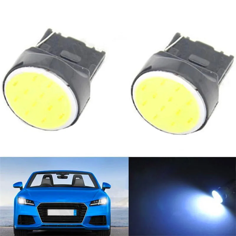 4pcs/set T20 7440 7443 W21W COB LED Car Reverse Backup Light Stop Lamp White